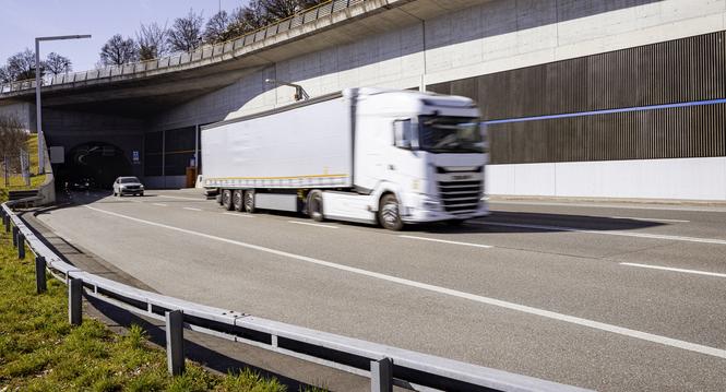 Fï¿ï¾¤senstaubtunnel, fotografiert am Dienstag, 04. Mï¿ï¾¤rz 2025, in Schaffhausen. (Roberta Fele / Schaffhauser Nachr