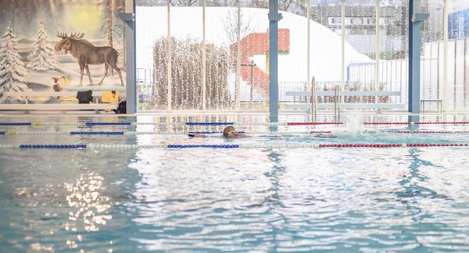 Freibad und Hallenbad KSS Wasserpark in der Breite, am Montag, 12. Dezember, 2021. (Melanie Duchene / Schaffhauser Nachrichten)