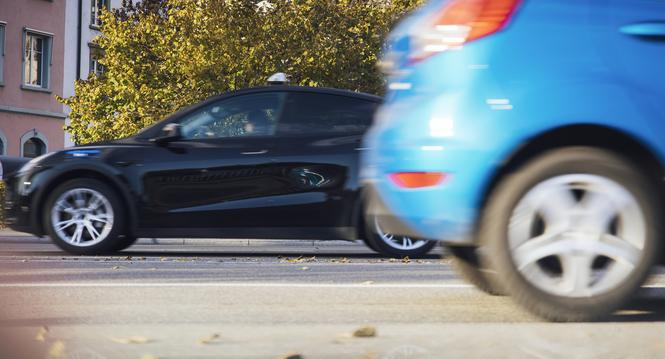 Themenbild: Verkehrslage in der Stadt Schaffhausen, fotografiert am Freitag, 15. November 2024, in Schaffhausen. (Roberta Fele / Schaffhauser Nachrichten)