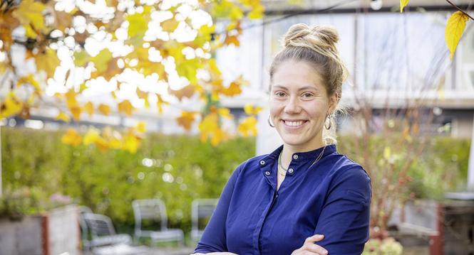 Elena Meister, Kï¿ï¾¶chin und Geschï¿ï¾¤ftsfï¿ï¾¼hrerin des Restaurant Seldas hï¿ï¾¶rt auf, fotografiert am Mittowch, 12. November 2025, in Schaffhausen. (Roberta Fele / Schaffhaus