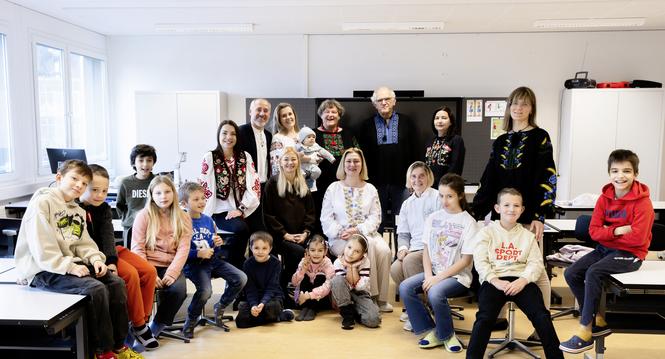 Ukrainische Schule Mrija, 22.11.2025, Schaffhausen (Roger Hofstetter/ Schaffhauser Nachrichten)