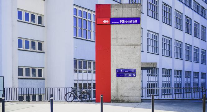 Bahnhof Neuhausen Rheinfall, am Freitag, 10. Februar 2023. (Melanie Duchene / Schaffhauser Nachrichten)