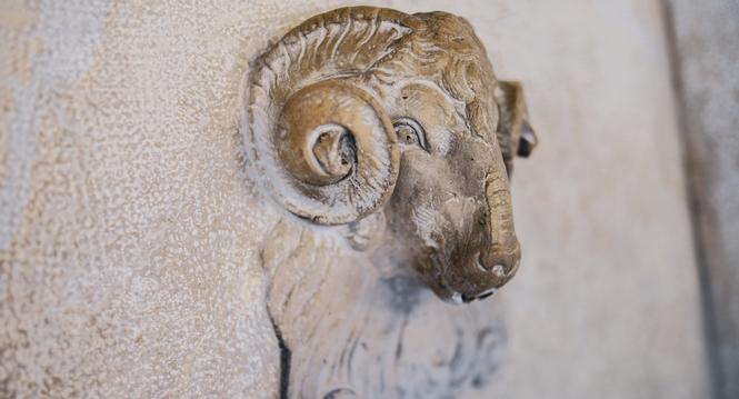 Themenbild Visitor Centre Schaffhausen, Schaffhauserland Tourismus, an der Vordergasse, Bild zeigt den Schaffhauser Bock, am Donnerstag, 09. Maerz 2023. (Melanie Duchene / Schaffhauser Nachrichten)