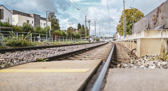 Themenbild zu der Gemeinde Neunkirch, Bild zeigt Bahnhof Neunkirch mit Bahnï¿ï¾¼bergang, am Donnerstag, 10. Oktober 2024. (Melanie Duchene / Schaffhauser Nachricht