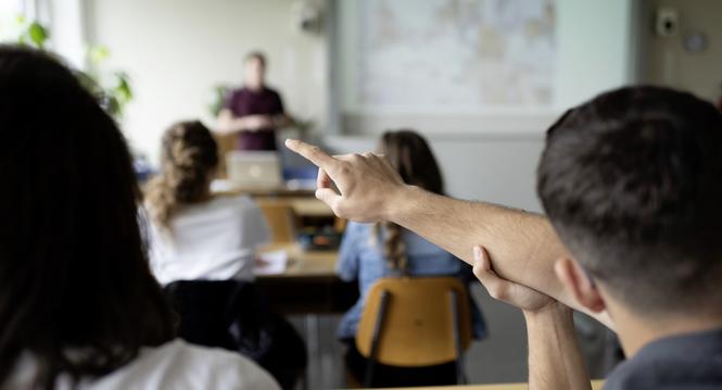 Geografie, Gymnasialunterricht Klasse W15d an der Kantonsschule Solothurn am 15. Mai 2018.