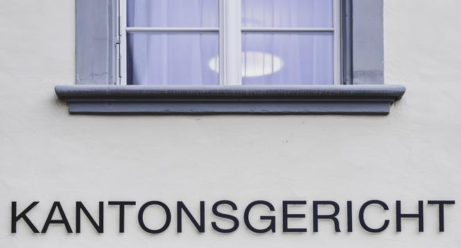 Themenbild Kantonsgericht Eingang, am Dienstag, 14. Februar 2023. (Melanie Duchene / Schaffhauser Nachrichten)