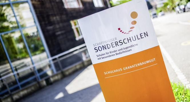 Sonderschule Granatenbaumgut an der Stimmerstrasse, am Donnerstag, 06. Mai 2023. (Melanie Duchene / Schaffhauser Nachrichten)