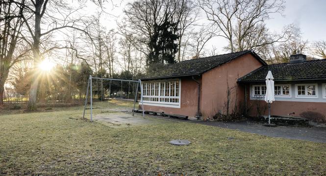 ist in die Jahre gekommen und wird ersetzt, fotografiert am Dienstag, 13. Januar 2025, in Neuhausen am Rheinfall. (Roberta Fele / Schaffhauser Nachrichten)