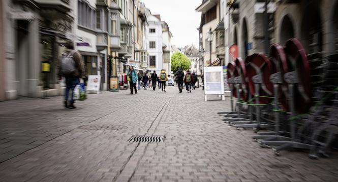 Einwohner von Schaffhausen, fotografiert am Dienstag, 23. April 2024 in Schaffhausen (Lea Biedermann / Schaffhauser Nachrichten)