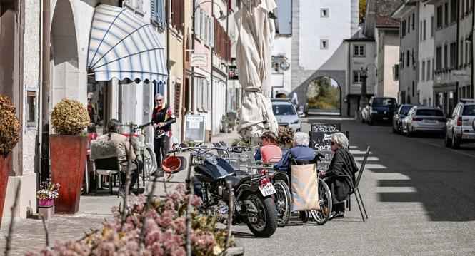 Themenbild vom Dorfkern von Neunkirch, Neunkirch wurde von Schweiz Tourismus zu einem der Schoensten Orte der Schweiz gewaehlt, am Donnerstag, 11 April 2024. (Melanie Duchene / Schaffhauser Nachrichten)
