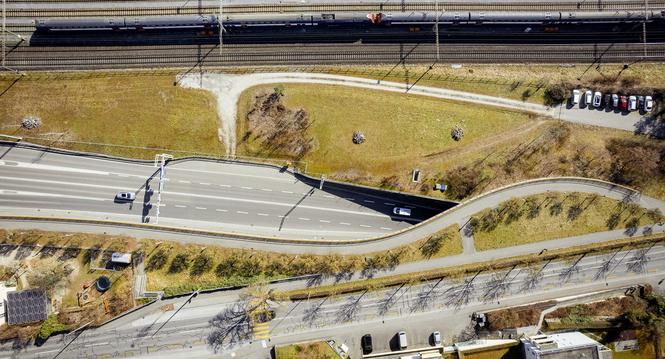 Fï¿ï¾¤senstaubtunnel, fotografiert am Dienstag, 04. Mï¿ï¾¤rz 2025, in Schaffhausen. (Roberta Fele / Schaffhauser Nachr