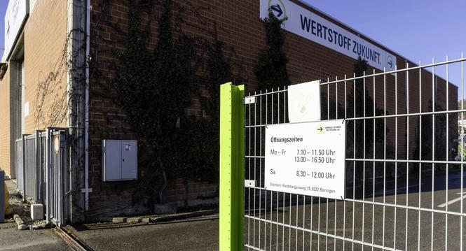 Die Arnold Schmid Recycling AG hat nach dem Brand wieder geï¿ï¾¶ffnet., Donnerstag, 15.01.2026, Beringen (Roger Hofstetter/Schaffhauser Nachricht