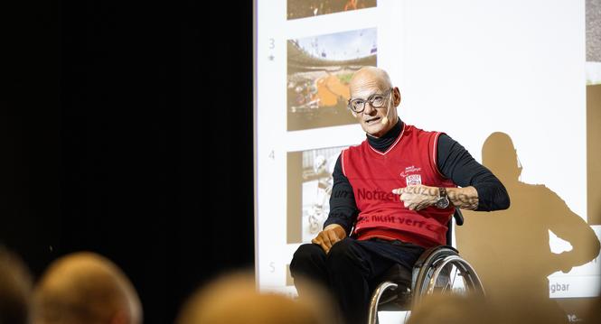 Wie viel Bewegung vertragen Kï¿ï¾¶rper und Geist?, Heinz Frei, CH-Rennrollstuhlsportler, fotografiert am Montag, 12. Januar 2026, in Schaffhausen. (Roberta Fele / Schaffhauser Nachricht