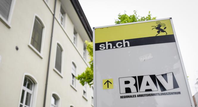 Das regionales Arbeitsvermittlungszentrum, kurz RAV, von aussen, am Dienstag, 9. Juni 2020.  (Melanie Duchene / Schaffhauser Nachrichten)