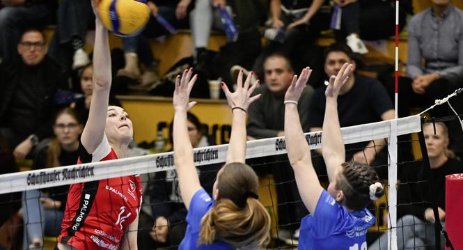 Volleyball NLA 2025-2026 - VC Kanti - VBC Cheseaux 3-1, Schaffhausen, 07.12.2025 ï¿ï¾© Reinhard Stan