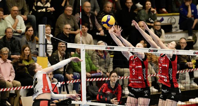 Volleyball, NLA 2025/2026, Playoff-Viertelfinals - VC Kanti - Franches-Montagnes 3-0, Schaffhausen, 21.02.2026 ï¿¯ï¾¿ï¾ï¿¯ï¾¾ï¾© R