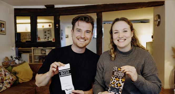 Die Gesichter hinter den Schaffhauser Socken, Corinne und Marco Rifoni sind die Grï¿ï¾¼nder der SHocken, fotografiert am Dienstag, 10. Fabruar 2026, in Schaffhausen. (Roberta Fele / Schaffhauser Nachricht