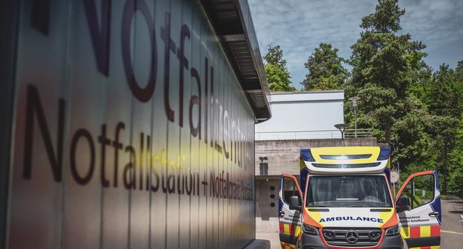Einblicke in die verschiedenen Stationen des Kantonsspital Schaffhausen, Bild zeigt Notfall Station, am Freitag, 17. Juni, 2022. (Melanie Duchene / Schaffhauser Nachrichten)
