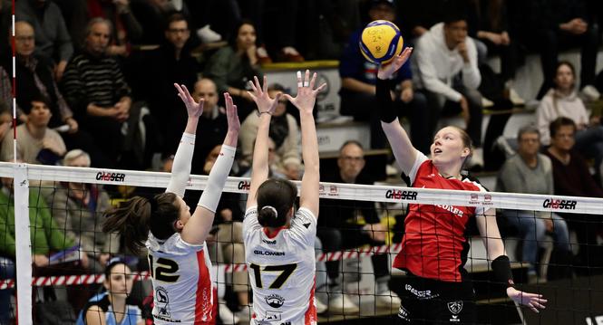 Volleyball, NLA 2025/2026, Playoff-Viertelfinals - VC Kanti - Franches-Montagnes 3-0, Schaffhausen, 21.02.2026 ï¿ï¾© Reinhard Stan