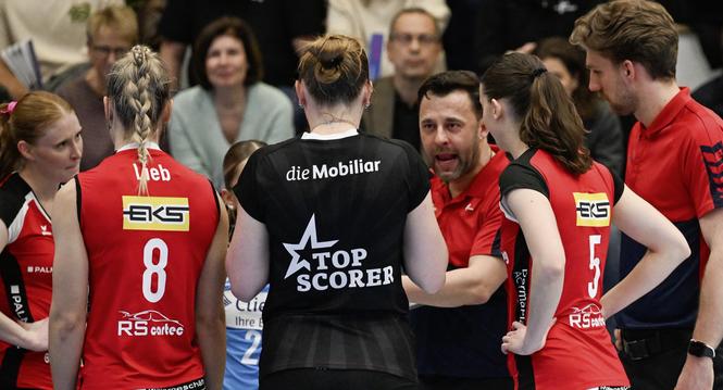 Volleyball, NLA 2025/2026, Playoff-Halbfinals - VC Kanti - Sm'Aesch-Pfeffingen, Schaffhausen, 18.03.2026 ï¿ï¾© Reinhard Stan
