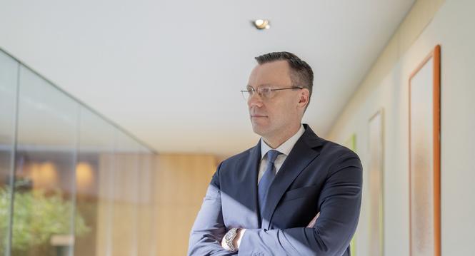 Medienkonferenz zum Jahresabschluss 2025 der SIG mit dem neuen CEO Mikko Keto und CFO Anne Erkens, fotografiert am Dienstag, 3. Mï¿ï¾¤rz 2026 im Hotel Park Hyatt in Zï¿ï¾¼rich. (ENYA DALLE FESTE / SCHAFFHAUSER NACHR