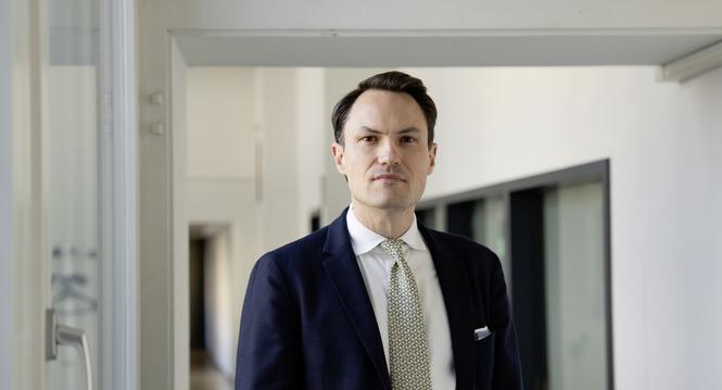 Lucas Renaud, Wissenschaftler am Center for Security Studies ETH Zï¿ï¾¼rich, zu besuch bei "Hï¿ï¾¼t im Gschprï¿ï¾¶ch", fotografiert am Dienstag, 10. Mï¿ï¾¤rz 2026 in Schaffhausen (ENYA DALLE FESTE / SCHAFFHAUS