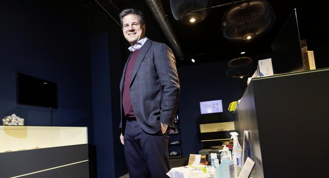 Martin Walther, neuer CEO von IVF Hartmann, Freitag, 20.02.2026, Neuhausen am Rheinfall (Roger Hofstetter/Schaffhauser Nachrichten)