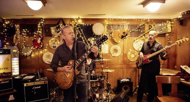 Andy Egert Blues Band im Restaurant Kerze, fotografiert am Dienstag, 10. Mï¿ï¾¤rz 2026, in Schaffhausen. (Roberta Fele / Schaffhauser Nachricht