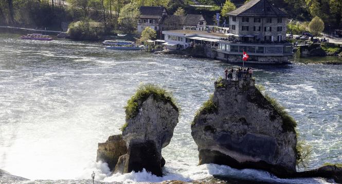 Saisonstart im Tourismus., Donnerstag, 09.04.2026, Neuhausen am Rheinfall (Roger Hofstetter/Schaffhauser Nachrichten)