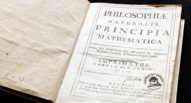Eisenbibliothek, Erstausgabe der Principia von Isaac Newton, 1687, Mittwoch, 25.03.2026, Schlatt (Roger Hofstetter/Schaffhauser Nachrichten)