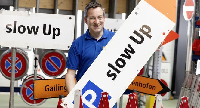 Marcel Theiler, Mitorganisator vom Slow Up, Dienstag, 24.03.2026, Schaffhausen (Roger Hofstetter/Schaffhauser Nachrichten)