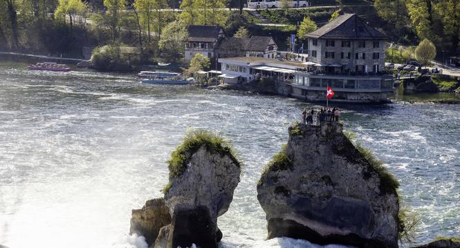 Saisonstart im Tourismus., Donnerstag, 09.04.2026, Neuhausen am Rheinfall (Roger Hofstetter/Schaffhauser Nachrichten)