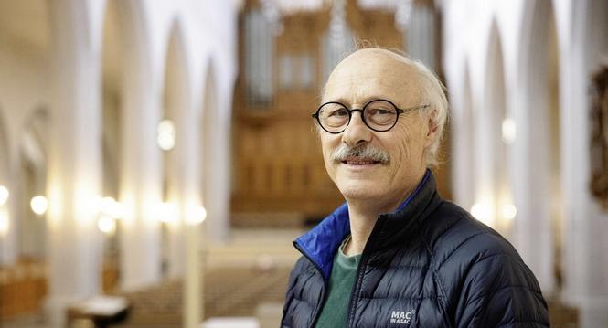 Kirchenmusiker aus Stein am Rhein, fotografiert am Mittwoch, 05. November 2025, in Schaffhausen. (Roberta Fele / Schaffhauser Nachrichten)