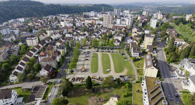 Symbolbilder fï¿ï¾¼r die Berichterstattung ï¿ï¾¼ber die Burgunwiese in Neuhausen. Fotografiert am Mittwoch, 6. Mai 2026 in Neuhausen. (ENYA DALLE FESTE / SCHAFFHAUSER NACHR