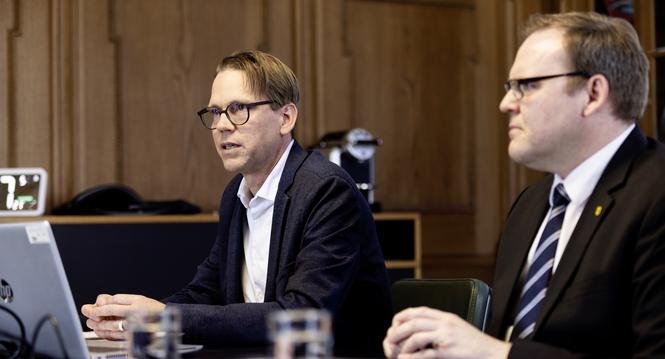 Medienkonferenz des Departements des Innern zu den Themen Mammographie-Screening, Aufsuchender Dienst Forensic Nurses sowie First Responder, Reto Mittler - Leiter Gesundheitsamt, Freitag, 08.05.2026, Schaffhausen (Roger Hofstetter/Schaffhauser Nachrichten