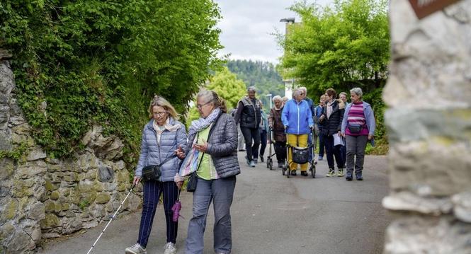 Quartiersbegehung der Quartiere Burg und Burgacker in Stein am Rhein. Fotografiert am Mittwoch, 13. Mai 2026 in Stein am Rhein. (ENYA DALLE FESTE / SCHAFFHAUSER NACHRICHTEN)