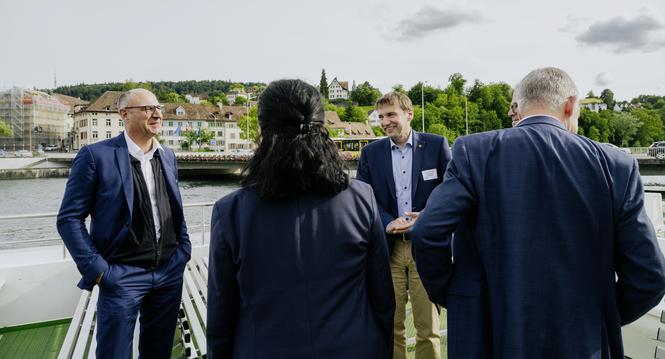 Sommerempfang der Hochrheinkommision auf dem Wasser - Reportage | Schaffhauser Nachrichten fotografiert am Thursday, 11.06.2026. (Schaffhauser Nachrichten/Julius Hatt)