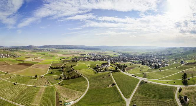ï¿ï¾bersicht des Klettgaus von Oberhallau aus, fotografiert am Dienstag, 10. Mï¿ï¾¤rz 2026, in Oberhallau. (Roberta Fele / Schaffhauser Nachr