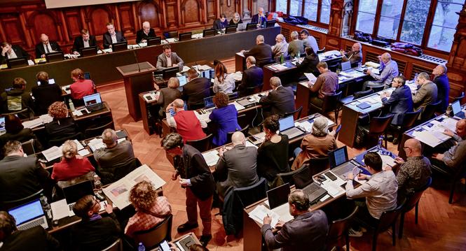 Impressioen aus dem Kantonsratssaal mit dem Kantonsrat, am Montag, 13. Januar 2025. (Melanie Duchene / Schaffhauser Nachrichten)