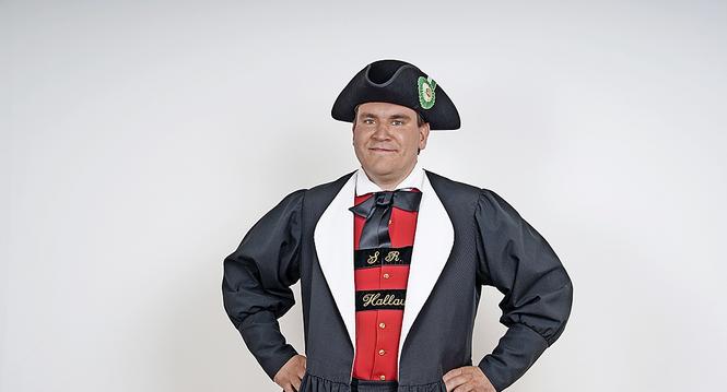Sebastian Rey des Zentalvorstandes der eidgenï¿¯ï¾¿ï¾ï¿¯ï¾¾ï¾¶ssischen Trachtenvereinigung ist Kopf der Woche. Fotografiert am Montag, 15. Juni 2026 in Schaffhausen. (ENYA DALLE FESTE / SCHAFFHAUS