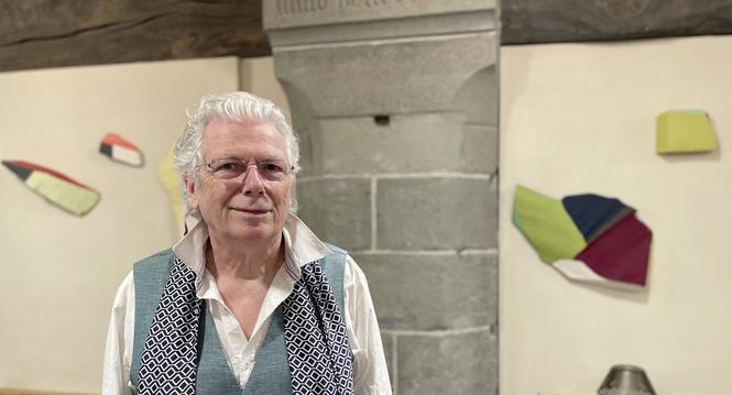 Der Komponist Walther Giger im Kulturhaus Obere Stube in Stein am Rhein