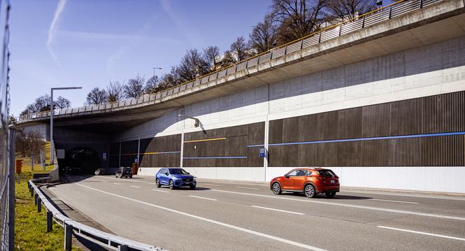 Fï¿ï¾¤senstaubtunnel, fotografiert am Dienstag, 04. Mï¿ï¾¤rz 2025, in Schaffhausen. (Roberta Fele / Schaffhauser Nachr