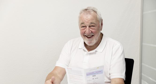 Jï¿ï¾¶sy Gadient hat schon mehr als 100 mal Blut gespendet., Freitag, 19.06.2026, Schaffhausen (Roger Hofstetter/Schaffhauser Nachricht
