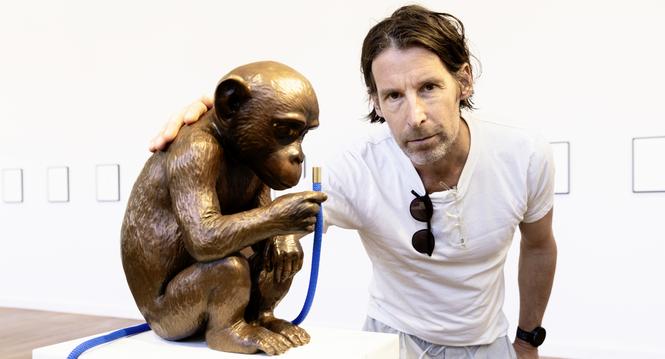 Medienrundgang durch die Ausstellung von Olaf Breuning, Olaf Breuning, Mittwoch, 03.06.2026, Schaffhausen (Roger Hofstetter/Schaffhauser Nachrichten)