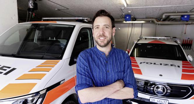 Mediensprecher Patrick Caprez verlï¿ï¾¤sst die Schaffhauser Polizei nach 17 Jahren, Donnerstag, 28.05.2026, Schaffhausen (Roger Hofstetter/Schaffhauser Nachricht