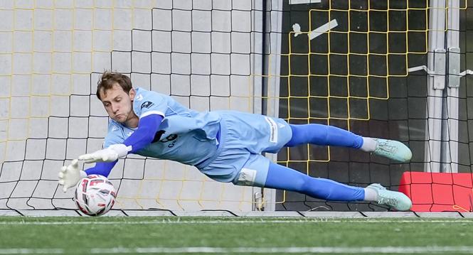 06.09.2025, Schaffhausen, Fussball Promotions League - FC Schaffhausen - SC Bruehl; 
Raphael Radtke (Schaffhausen) 
(Roger Albrecht/sport-presse)