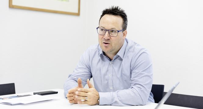 Michael Bï¿ï¾¼hrer - Leiter kaufmï¿ï¾¤nnische Grundausbildung bei der HKV Schaffhausen, Mittwoch, 17.06.2026, Schaffhausen (Roger Hofstetter/Schaffhauser Nachr