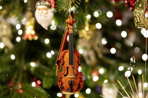 Nicole Werner hat eine aufwendige Weihnachtsdekoration gestaltet, 11.12.2025, Schaffhausen (Roger Hofstetter/Schaffhauser Nachrichten)