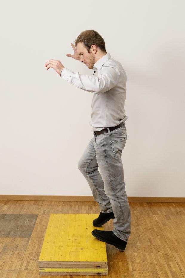 Dario Muffler Zeigt Fitnessï¿ï¾¼bungen, Mittwoch, 14.01.2026, Schaffhausen (Roger Hofstetter/Schaffhauser Nachricht