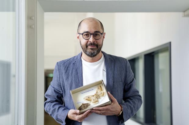 Der Tierfilmer, SRF Journalist und Krabbeltier-Kenner Bï¿ï¾¤hram Alagheband spricht im "Hï¿ï¾¼t im Gschprï¿ï¾¶ch" ï¿ï¾¼ber die Superkrï¿ï¾¤fte der Insekten. Fotografiert am Dienstag, 7. April 2026 in Schaffhausen. (ENYA 